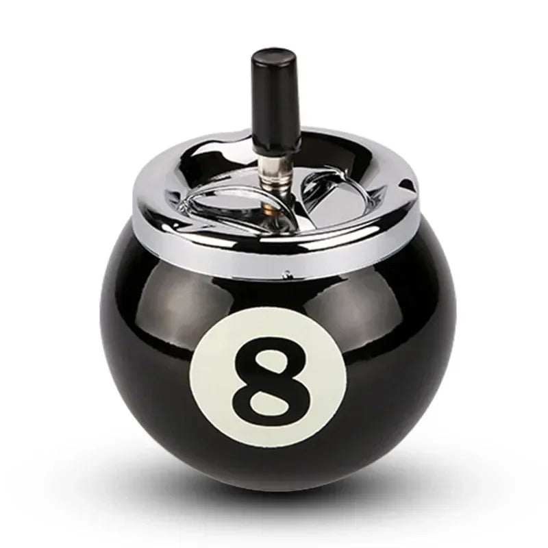 Ashtray Bar Home Billiards Unique Iron 8 Ball Ashtrays Home and Daily Necessities, Office Hotel Gifts