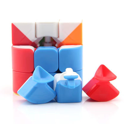 [Picube] Fanxin 3X3X3 Cylinder Magic Cube Column Professional Speed Puzzle Twisty Brain Antistress Educational Toys for Children