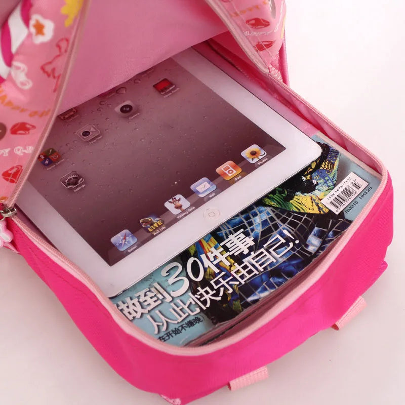 New 3D Kid School Backpack for Girls Boys Rabbit Tiger School Bags Children'S Kindergarten Backpacks Mochila Infantil