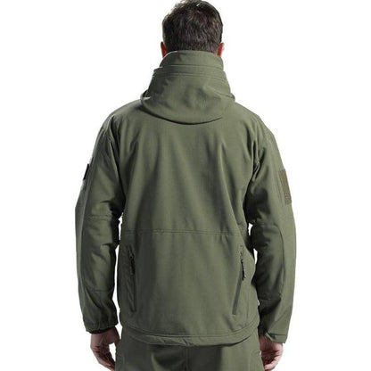SHARKSKIN Men’S Warm Waterproof Softshell Tactical Hiking Jacket