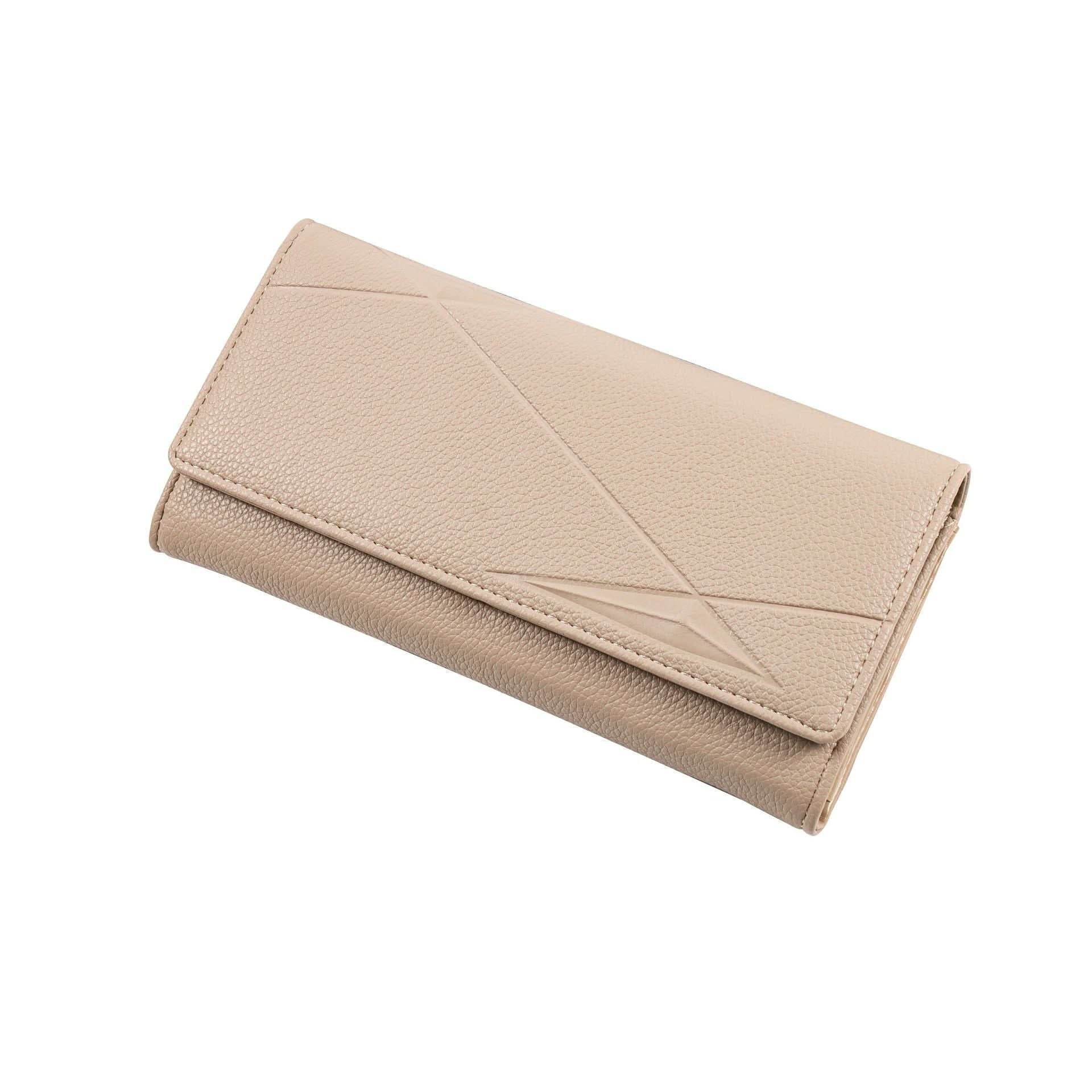 Pieru Women’S Trifold Wallet – Embossed PU Leather Long Wallet