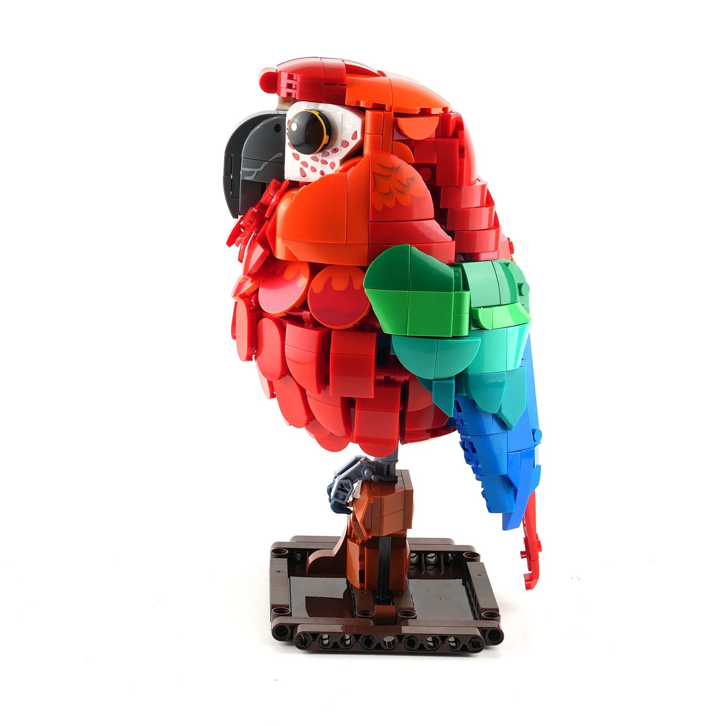 GK107 Macaw Building Blocks Simulated Birds Cute Cartoon Parrot Model with Recording & Playing Sound Function Kids Toys Gifts