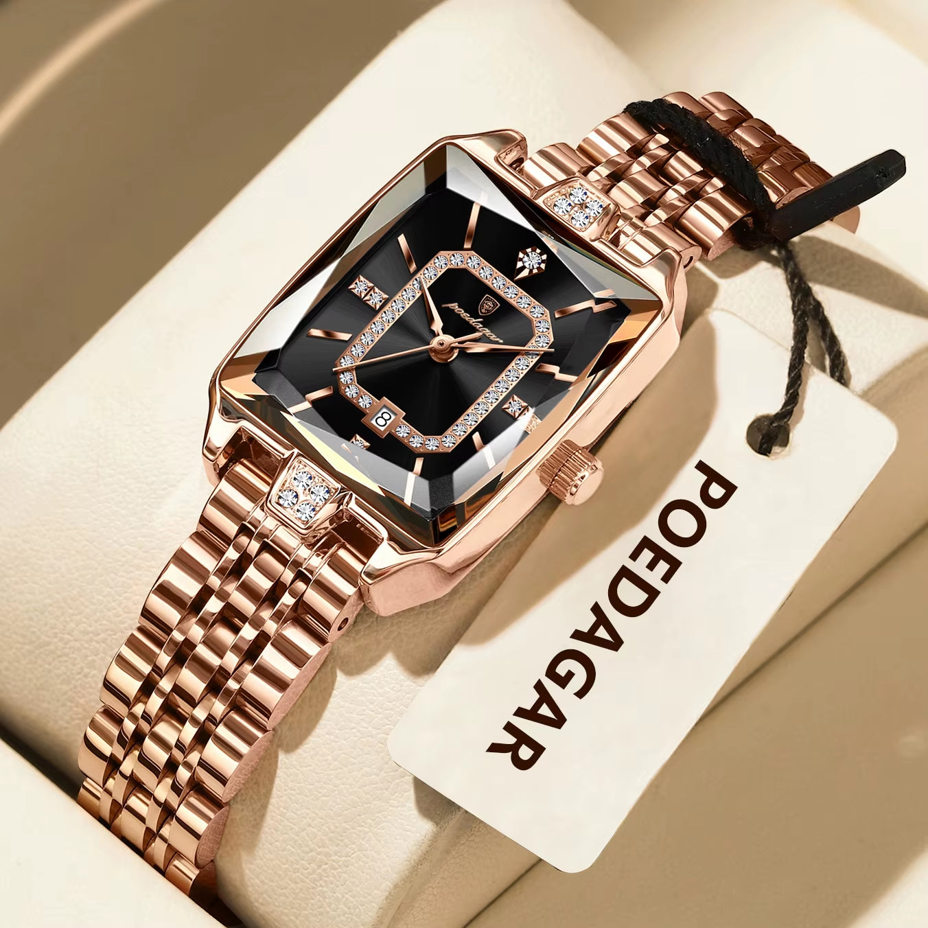 Luxury Brand Ladies Wristwatch Waterproof Stainless Steel Date Women Watch Casual Fashion Quartz Women’S Watches Reloj