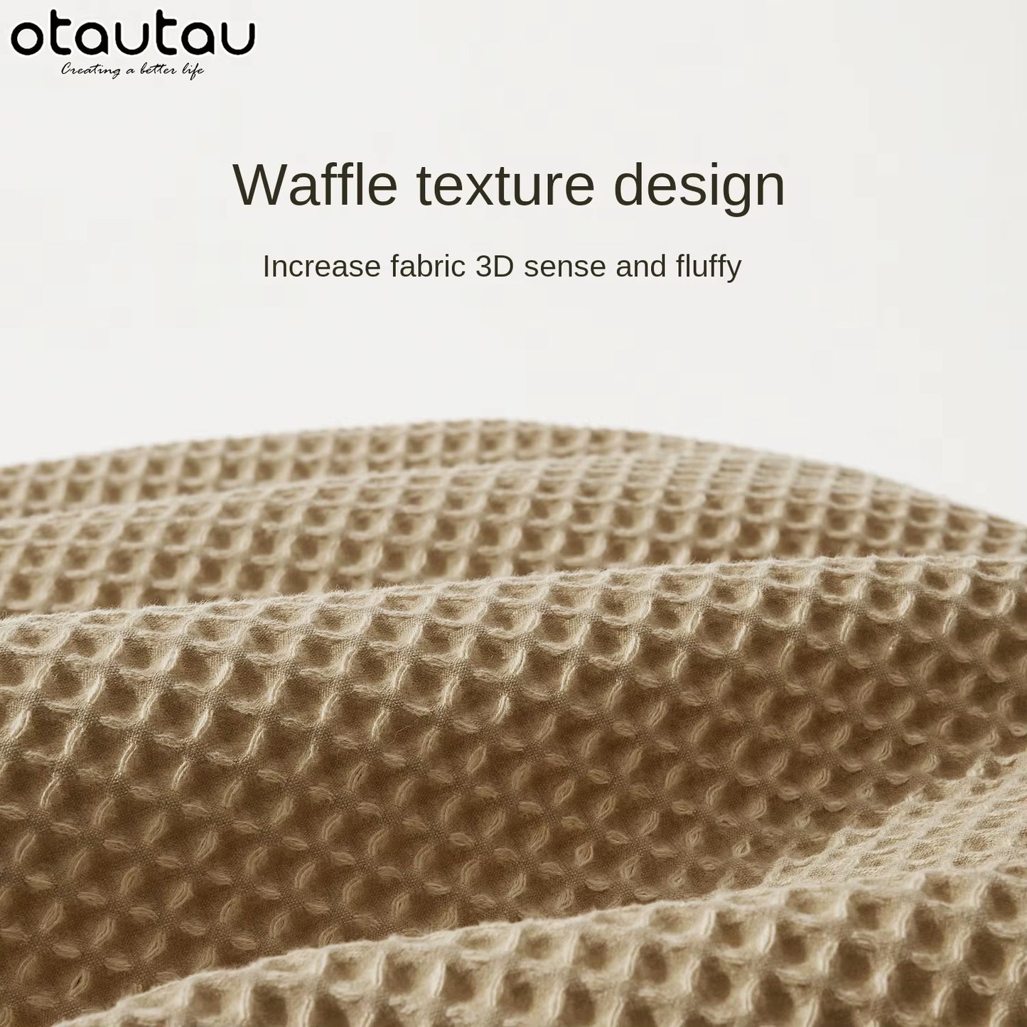 100% Pure Cotton Waffle Bean Bag Cover without Filler Floor Pouf Chair Beanbag Ottoman Frameless Furniture DD010