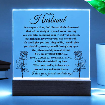 My Husband "My Everything" Acrylic Plaque