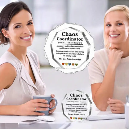 Boss'S Thank-You Gift, Office Staff'S Thank-You Acrylic Decorative Panel
