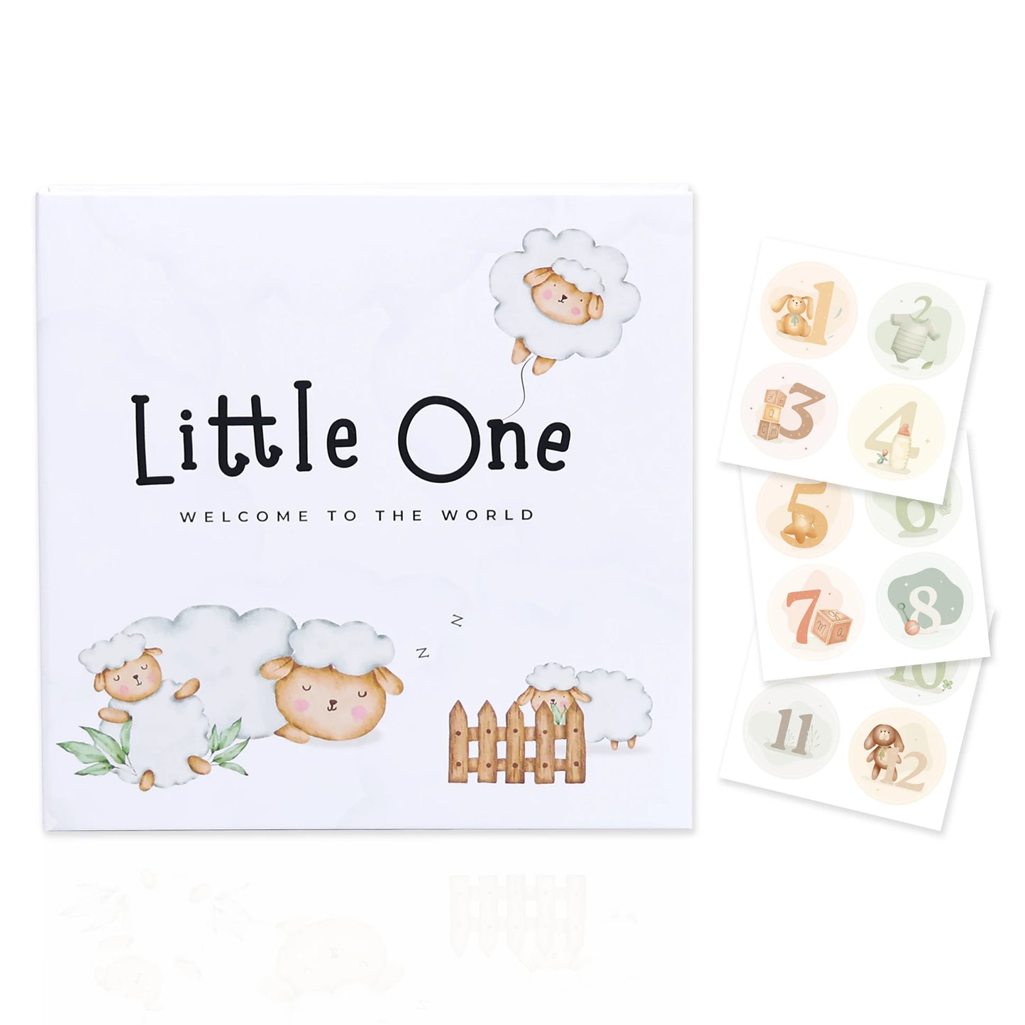 Wholesale Baby Memory Book Hello Baby Beige Keepsake Pregnancy Record Growth First Year Milestone Journal Scrapbook Album