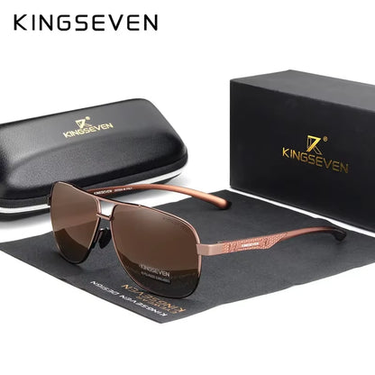 Polarized Aluminum Sunglasses Men UV400 HD Lens Pilot Eye Protection Photochromic Glasses Women Night Vision Eyewear
