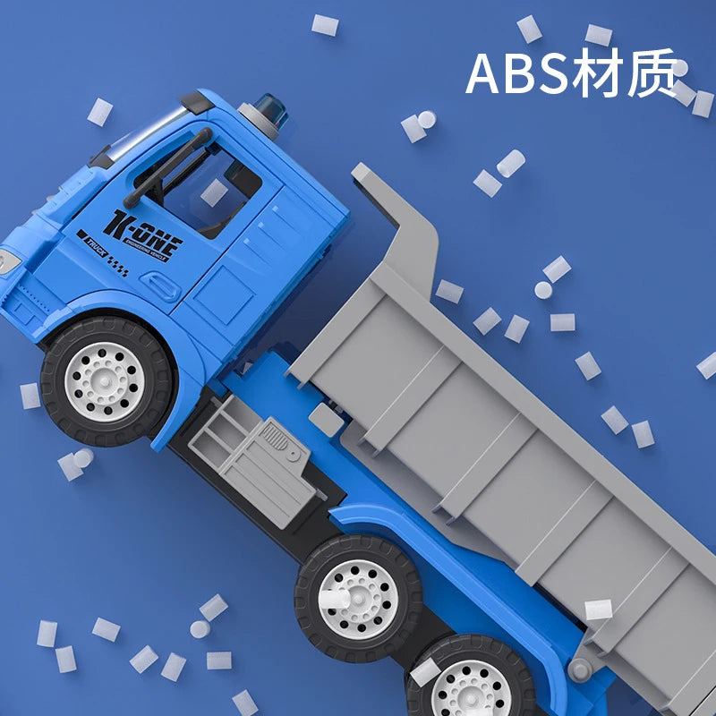 Simulation Beach Transport Toy Car Big Dump Truck Friction Power Construction Car Model Toy Kids Gift Birthday Gift Kids Toys