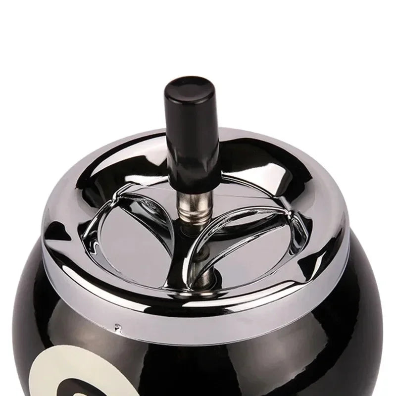 Ashtray Bar Home Billiards Unique Iron 8 Ball Ashtrays Home and Daily Necessities, Office Hotel Gifts