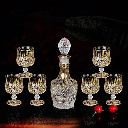 Luxury Crystal Glass Cup, Whiskey and Brandy Wine Glass, Beer Cup, Bar, Hotel Party, Drinking Ware , Home Decoration Accessories