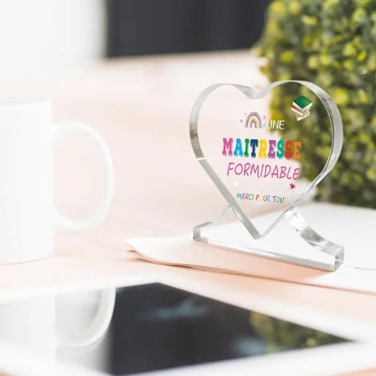 French Teacher Gift, 2D Acrylic Plaque School Teacher Gift Year End Thank You Teacher, Teacher Gift Thanksgiving