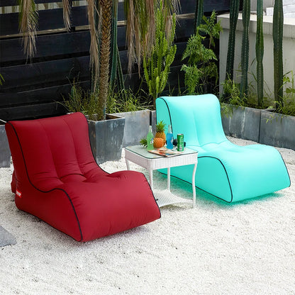 Inflatable Bean Bag Sofa Outdoor Beach Chairs Beanbag Lounger Air Lazy Chair