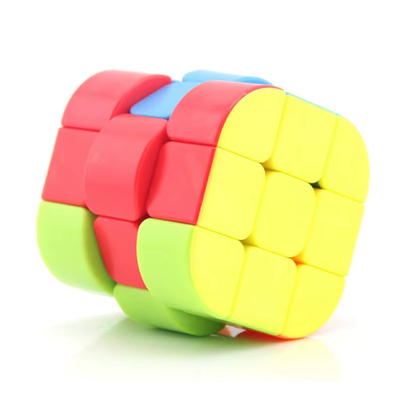 [Picube] Fanxin 3X3X3 Cylinder Magic Cube Column Professional Speed Puzzle Twisty Brain Antistress Educational Toys for Children