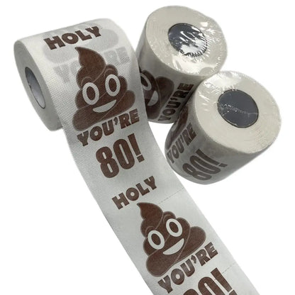 1 Roll Room Supplies Decor Tissue Birthday Gifts Toilet Paper Funny Birthday Rolls Roll Printed Funny Paper Towel
