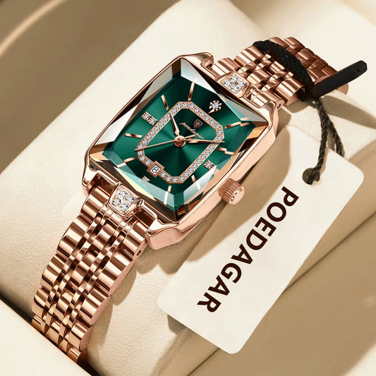Luxury Brand Ladies Wristwatch Waterproof Stainless Steel Date Women Watch Casual Fashion Quartz Women’S Watches Reloj