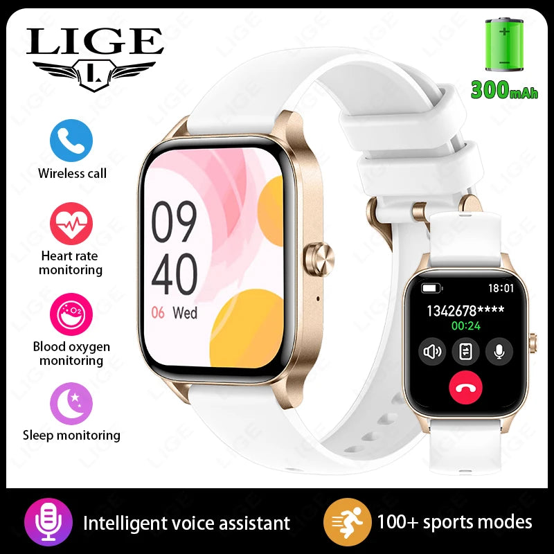 New Smart Watch Men 2026 Bluetooth Call Custom Watch Face Women’S Health Monitor Watches Heart Rate Waterproof Sports Smartwatch