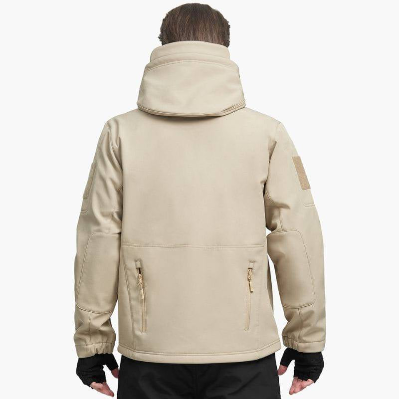 SHARKSKIN Men’S Warm Waterproof Softshell Tactical Hiking Jacket