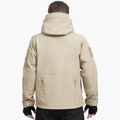 SHARKSKIN Men’S Warm Waterproof Softshell Tactical Hiking Jacket
