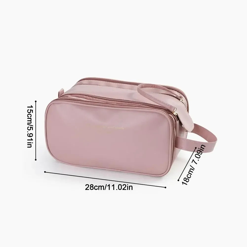 Make up Bags for Women Traveling Makeup Case Cosmetic Organizer Waterproof Makeup Organizer Bag with Handle Travel Cosmetic Bag