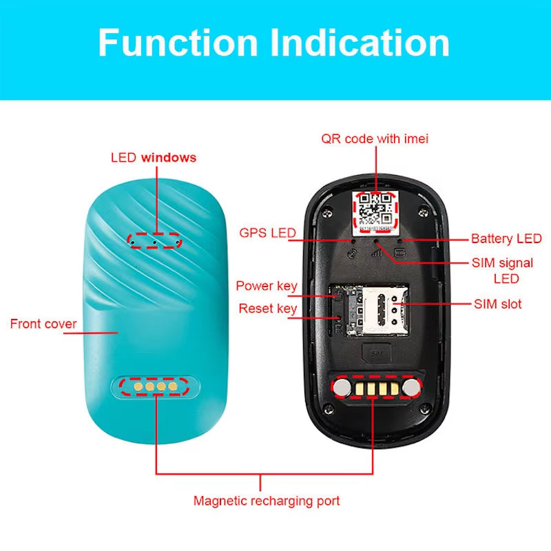 Smart 4G Tracker Gps for Cats Pet Waterproof Mini Gps Tracker Free APP Anti-Loss Real-Time Location Collar for Dogs Accessories