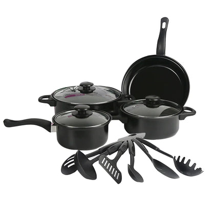 Non-Stick Pots and Pans Set 13-Pieces Kitchen Utensil Set Kitchen Cookware Gifts for Friends and Family