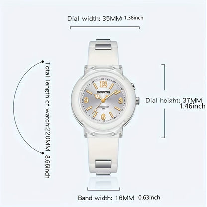Women'S Wrist Watches TPU Strap Fashion LED Sport Watch for Women Casual Quartz Watch Gift Watch