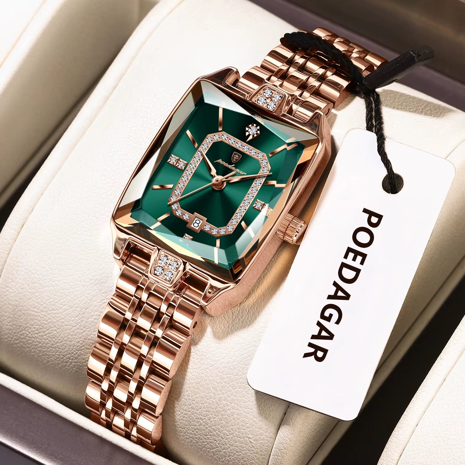 Luxury Brand Ladies Wristwatch Waterproof Stainless Steel Date Women Watch Casual Fashion Quartz Women’S Watches Reloj