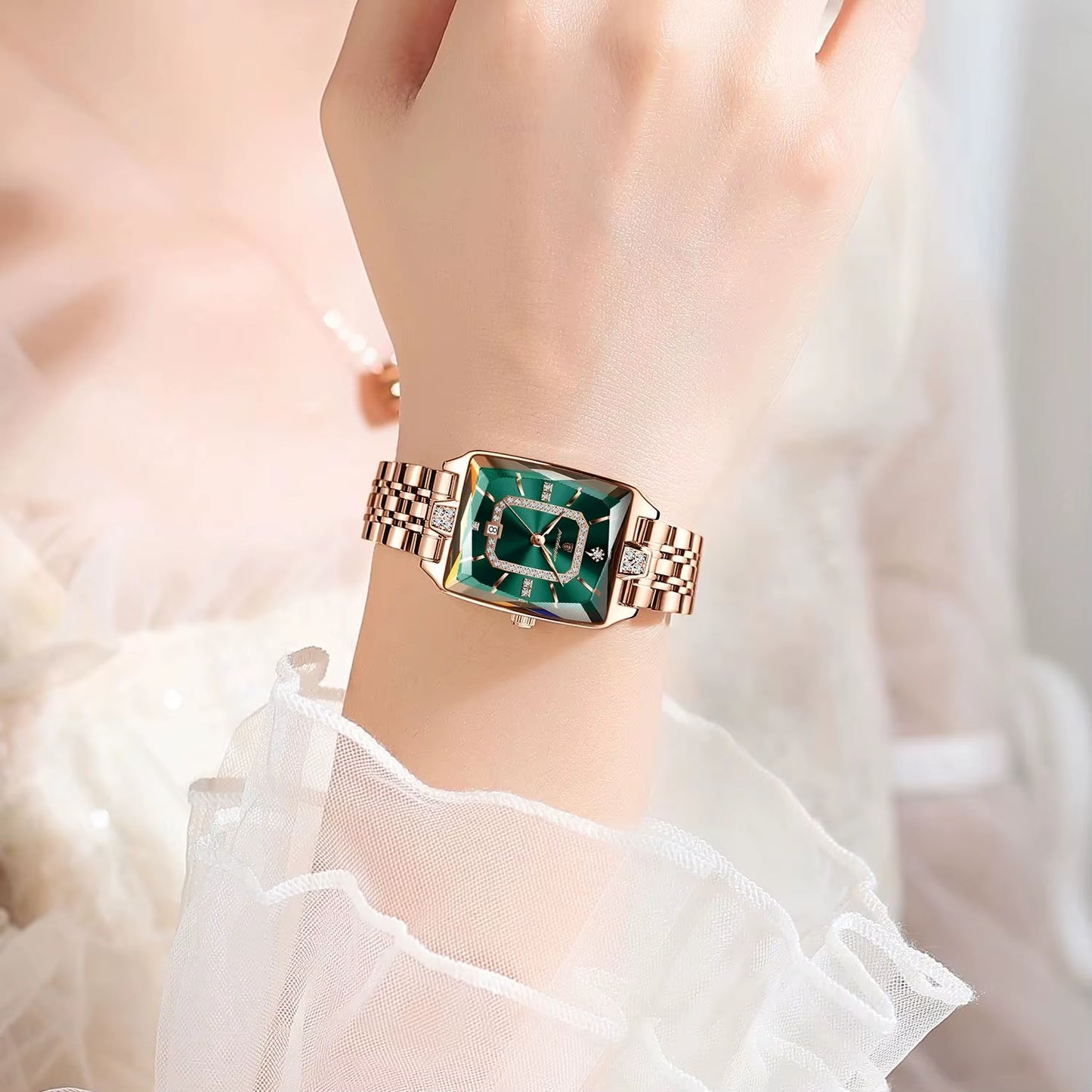 Luxury Brand Ladies Wristwatch Waterproof Stainless Steel Date Women Watch Casual Fashion Quartz Women’S Watches Reloj
