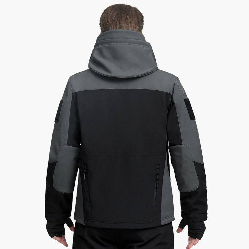 SHARKSKIN Men’S Warm Waterproof Softshell Tactical Hiking Jacket
