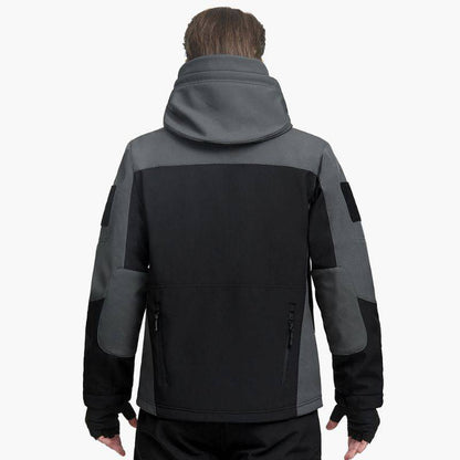 SHARKSKIN Men’S Warm Waterproof Softshell Tactical Hiking Jacket