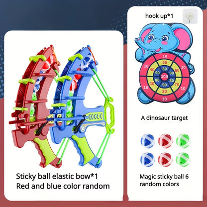 Montessori Throw Sport Slingshot Target Sticky Ball Dartboard Basketball Board Games Educational Children'S Outdoor Game Toy