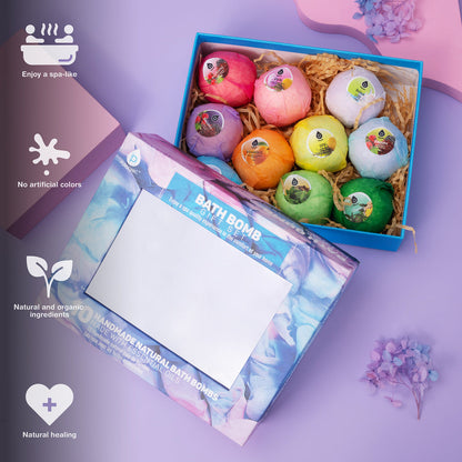 Handmade Natural Bath Bombs Set