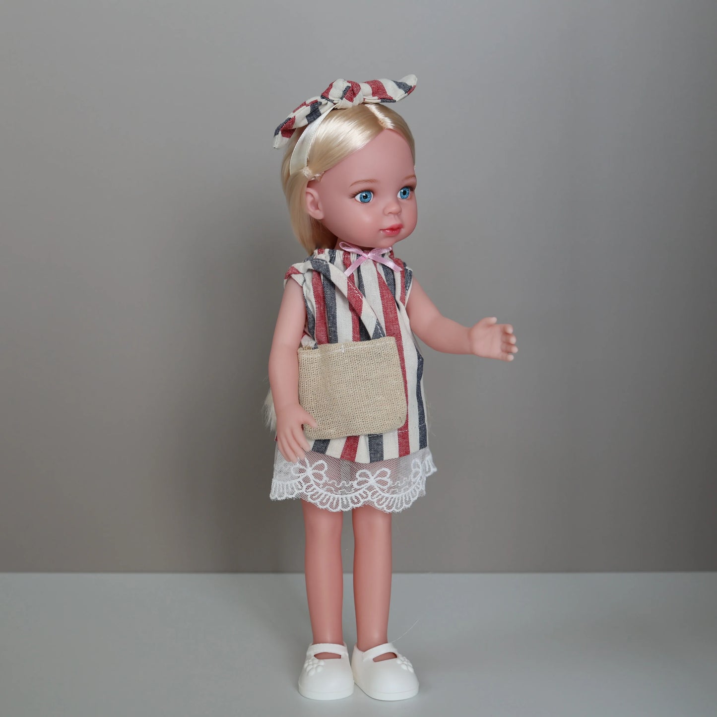 13 Inch Girls Doll Toys,Realistic Movable Figure Doll with Clothes Shoes Kids Toys Birthday Gifts