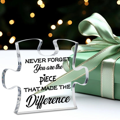 1Pc Acrylic Coworker Leaving Gift, Thank You Retirement Gift, Gift for Coworker Employee Appreciation Gift Christmas Gift