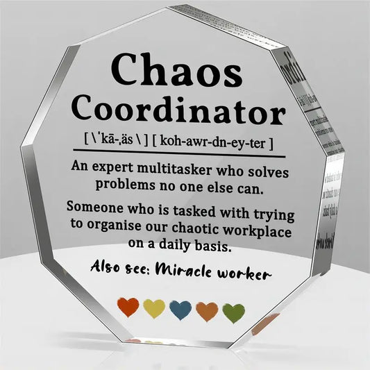 Boss'S Thank-You Gift, Office Staff'S Thank-You Acrylic Decorative Panel