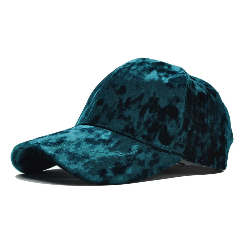 Brand Burgundy Velour Baseball Cap for Women Designer Adjustable Baseball Hat Korean Casual Hat and Cap Gorra Beisbol