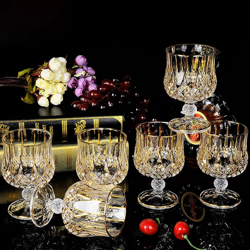 Luxury Crystal Glass Cup, Whiskey and Brandy Wine Glass, Beer Cup, Bar, Hotel Party, Drinking Ware , Home Decoration Accessories