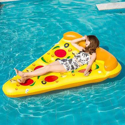 Giant Inflatable Pizza Slice Pool Float, Fun Pool Floaties, Swim Party Toy, Summer Pool Raft , Extra Large