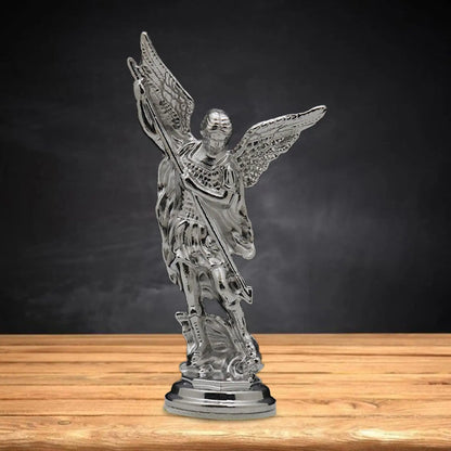 1Pc Figure Statue Defeated Lucifer Tramples Statue Home Decoration Religious Collectible Figure Arcangel Statue Angel Sculpture