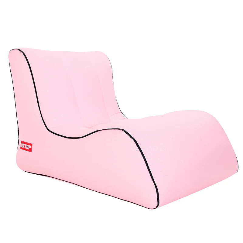 Inflatable Bean Bag Sofa Outdoor Beach Chairs Beanbag Lounger Air Lazy Chair