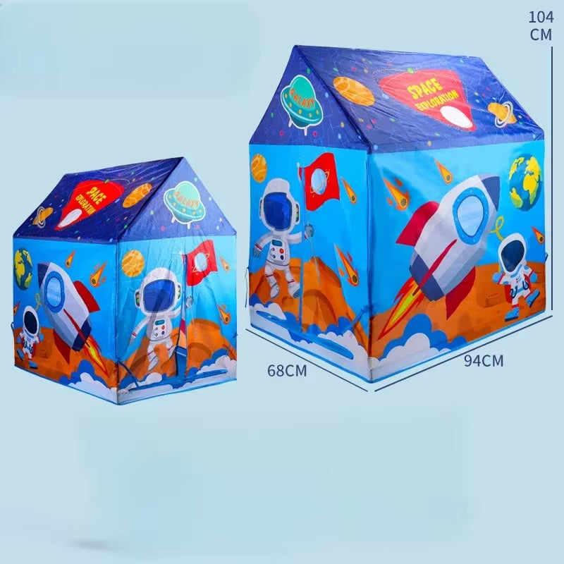 Children'S Folding Play Tents Playhouse Indoor Outdoor Tent Kids Boy Toddler Kids Tent Large Playhouse Gifts for Kids Boys Girls