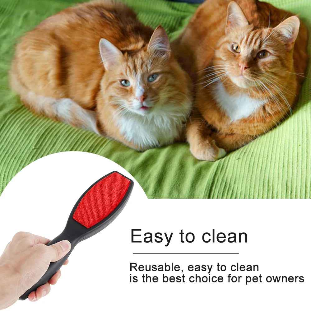 2Pcs Lint Brush Double-Sided Lint Brush Clothes Brush Pet Hair Remover Fur Dog Catbrush Lint Removal Brush for Couch Furniture