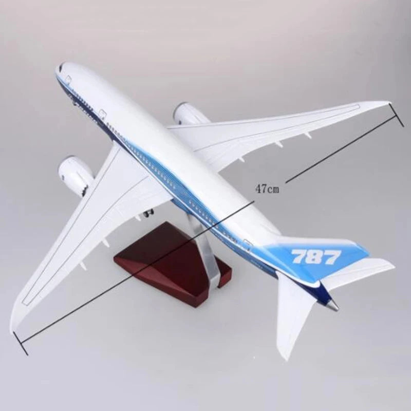 1:150 Scale Airplane Diecast Resin Aircraft Prototype B787 Airline Plane Model Collection Display Gifts Toys Children Plane Toy