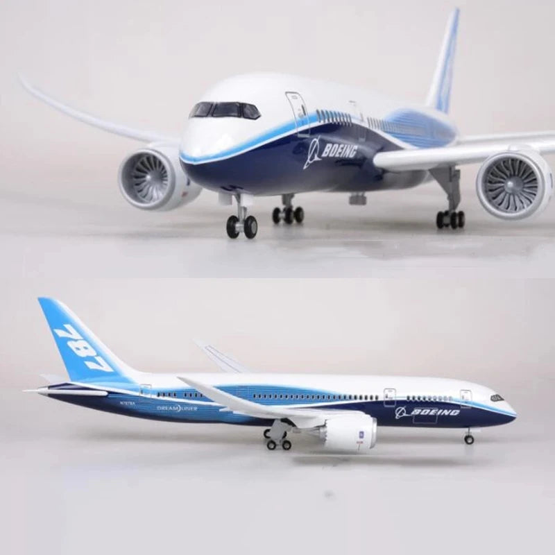 1:150 Scale Airplane Diecast Resin Aircraft Prototype B787 Airline Plane Model Collection Display Gifts Toys Children Plane Toy