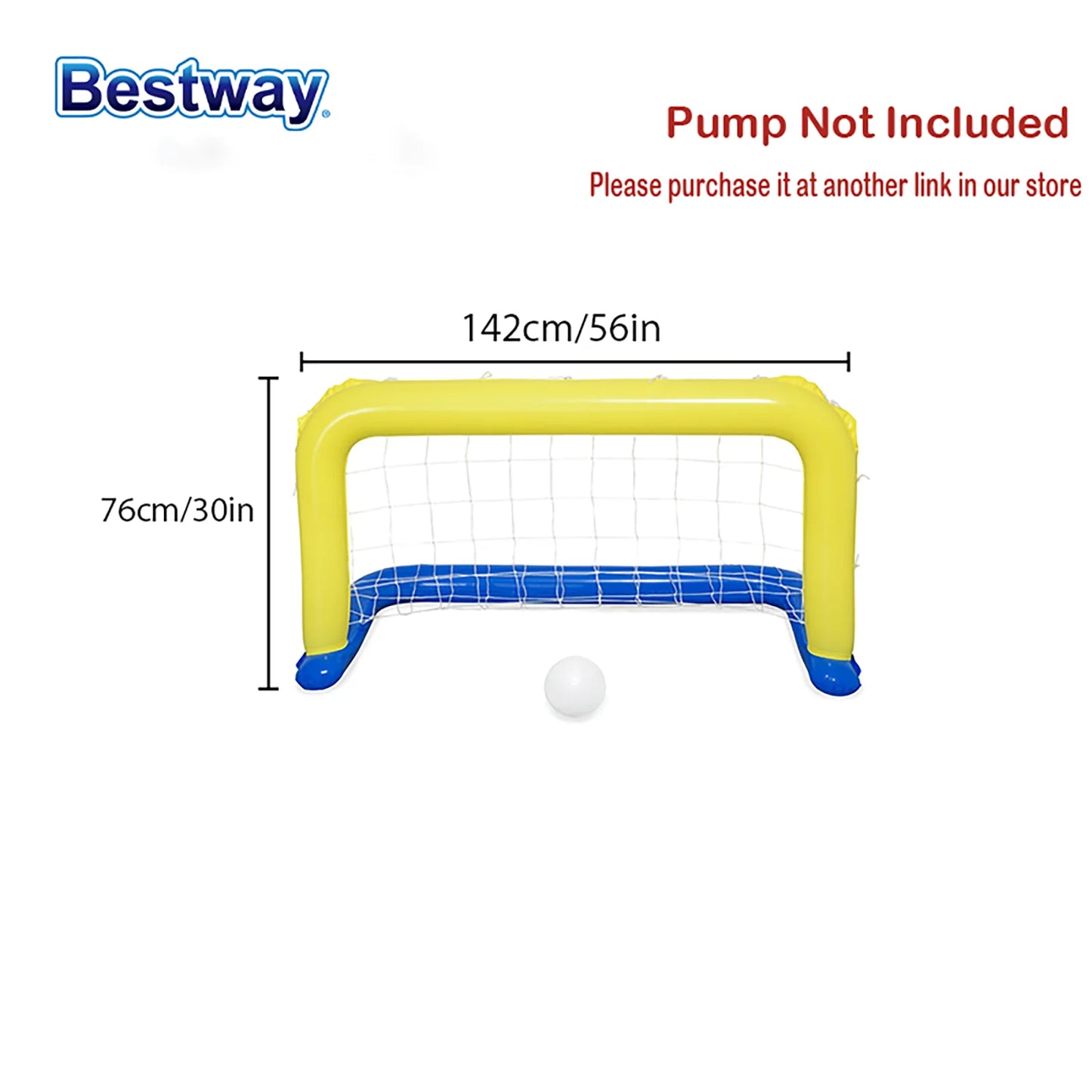 52123 Inflatable Basketball Swim Set, Floating Pool Game, Water Balloons, Pool Toys