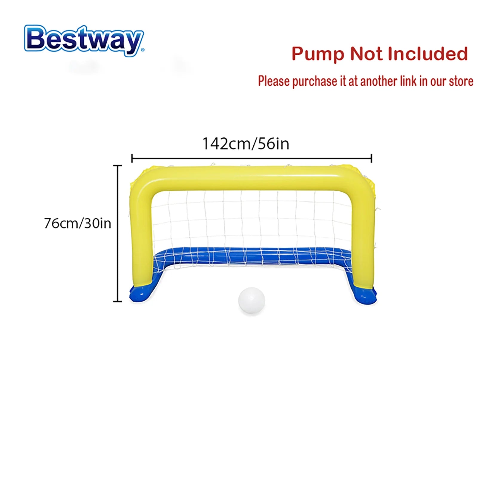 52123 Inflatable Basketball Swim Set, Floating Pool Game, Water Balloons, Pool Toys