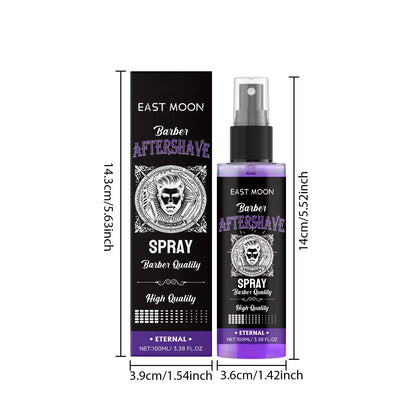 Men Deep Moisturizing Aftershave Spray Soothing Beard Reduce Redness Efficient Hydration Swelling Non Greasy Soft Post-Shave Car