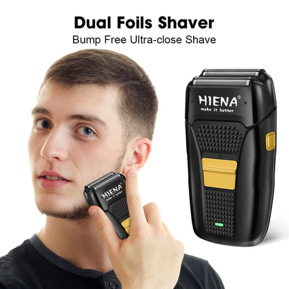 HIENA Men’S Black Electric Grooming Kit (1–4Pcs)