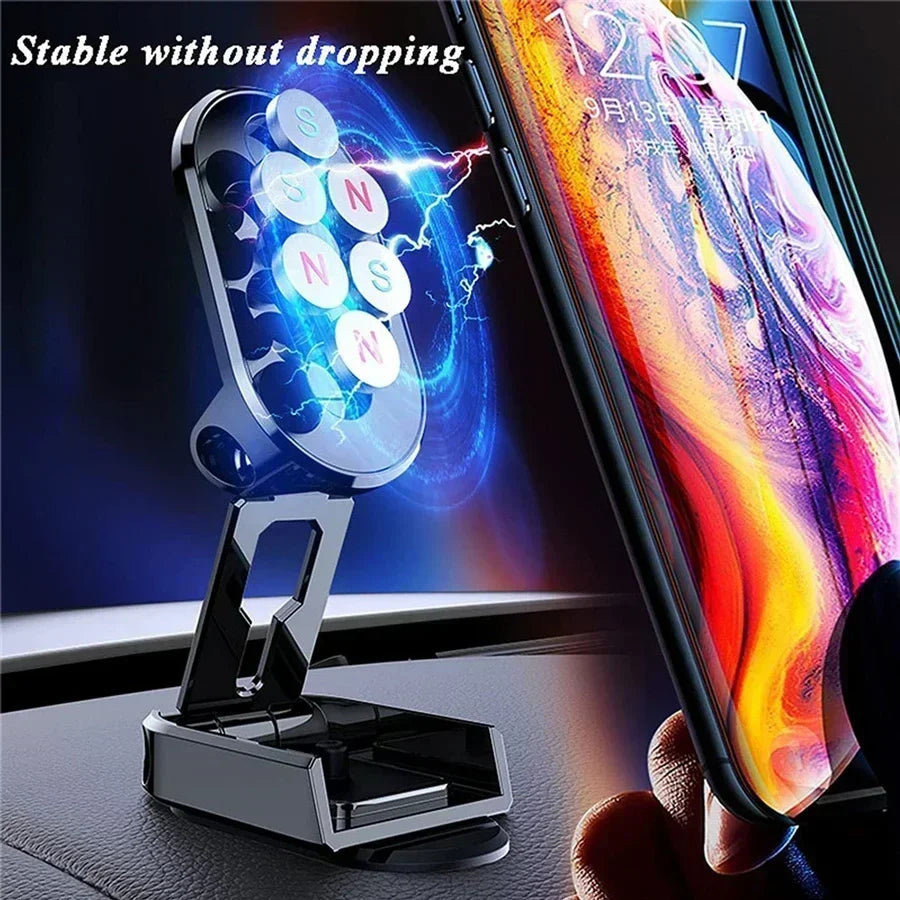 Magnetic Car Phone Holder Stand in Car for Iphone 17 16 15 14 13 12 XR Pro Magnet Mount Cell Mobile Wall Nightstand Support GPS